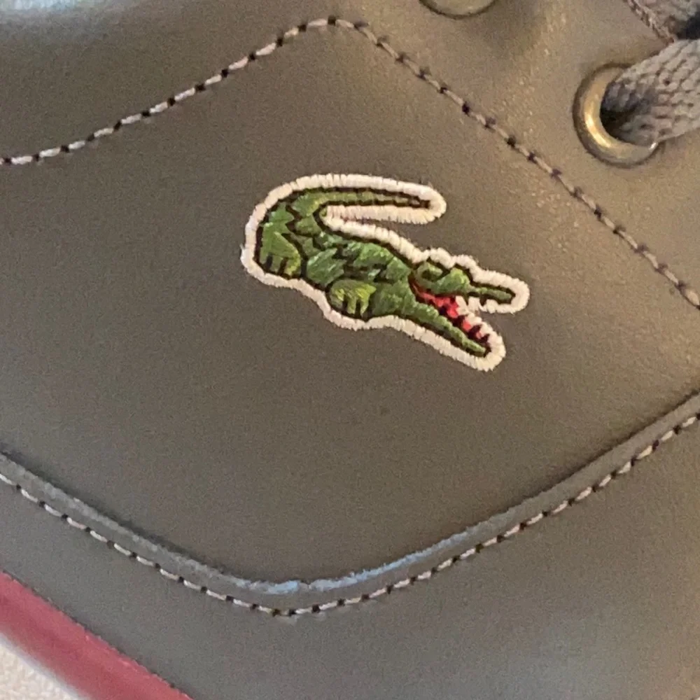 Grey Lacoste Shoes